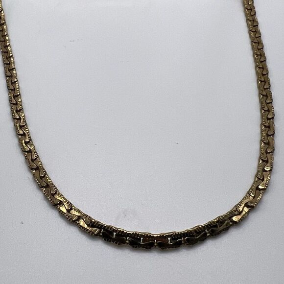 Vintage H-A Vendome Long Flat Chain Necklace - Picture 1 of 7